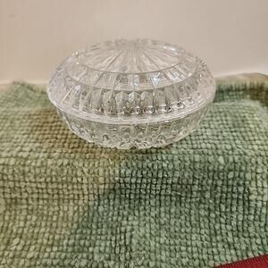 Vintage 24% Lead Crystal Oval Trinket Box – West Germany European Collection